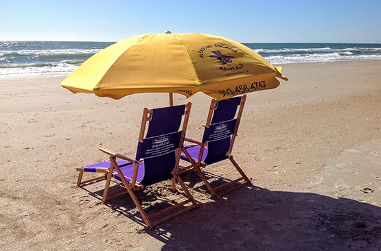Pleasure Island Rentals Chair and Umbrella Rentals