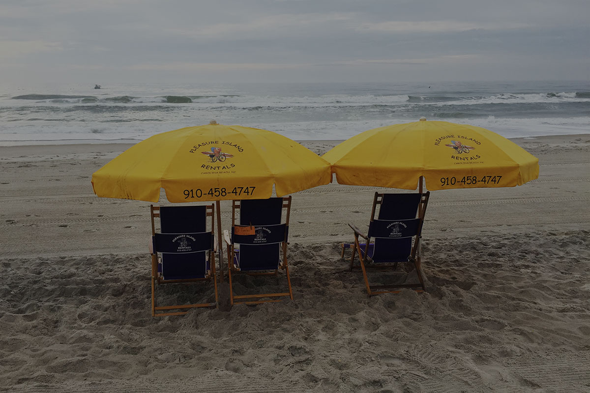 Chair and Umbrella rentals Carolina Beach NC